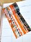 Halloween Spooky Ghosts Pumpkins Candy Corn Trick or Treating Stars Black Orange Washi Tape Set - W093